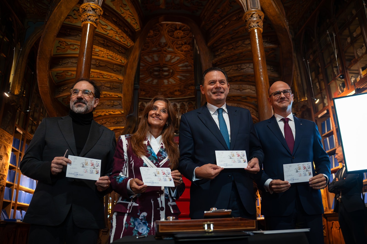 Emissão Filatélica 120 Anos Livraria Lello