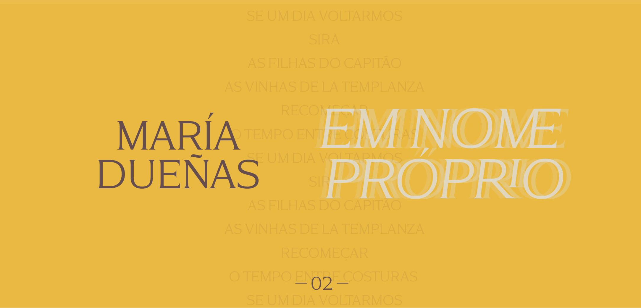 Maria Dueñas | Em Nome Próprio