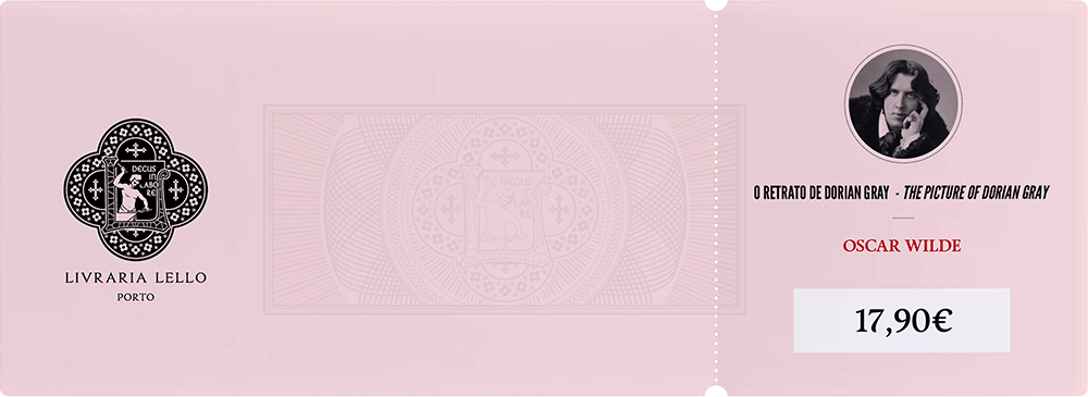 Ticket-Voucher Livro - THE PICTURE OF DORIAN GRAY